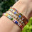 Miniatura: set de pulseras juvenil de moda de colores