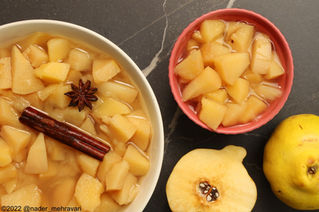 Persian quince compote