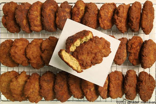 Persian pan-fried meat and potato patty