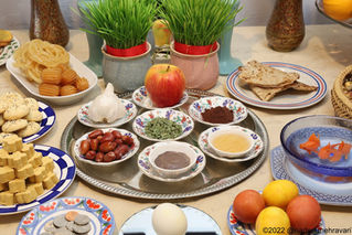 Persian New Year table