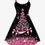 Thumbnail: ROSEGAL Plus Size Women's Christmas Flare Sleeveless Dress