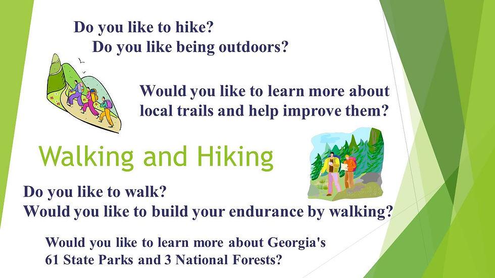 Walking and Hiking