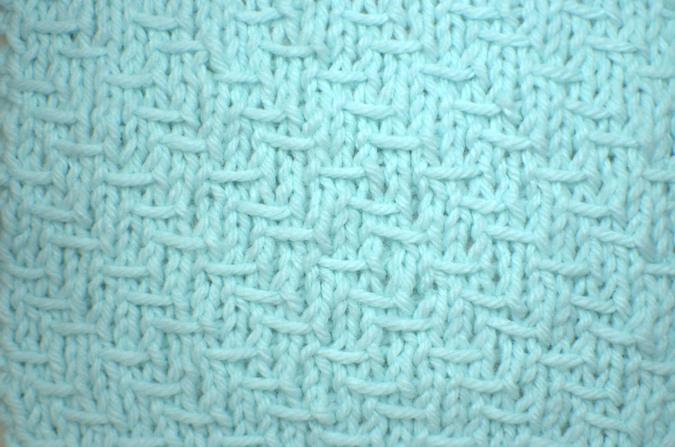 blue swatch with a repeating pattern