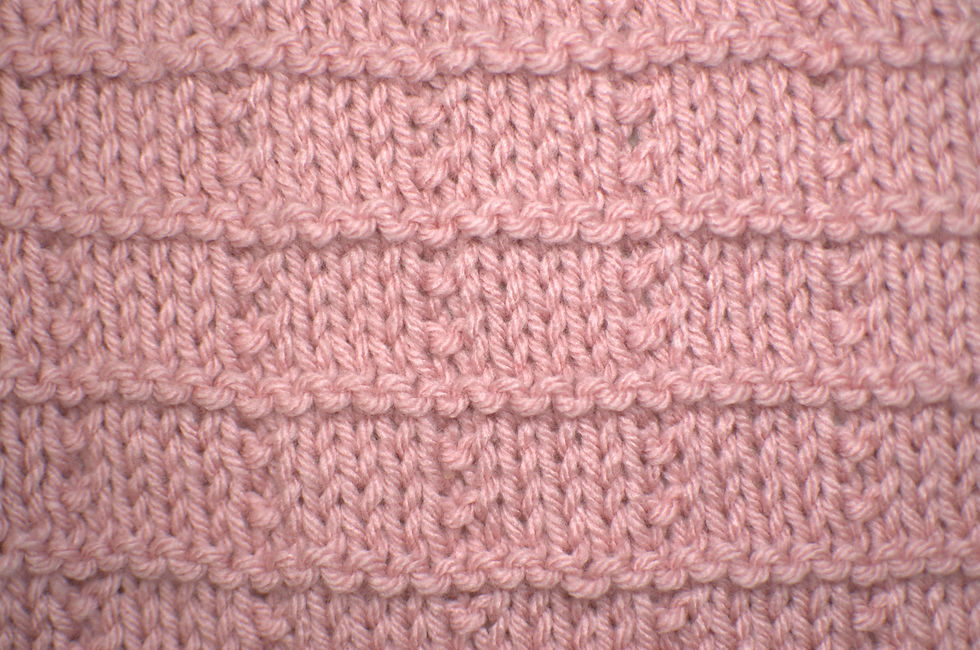 pink swatch with a pattern repeat