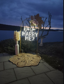 Marriage proposal decoration and rentals in South Florida