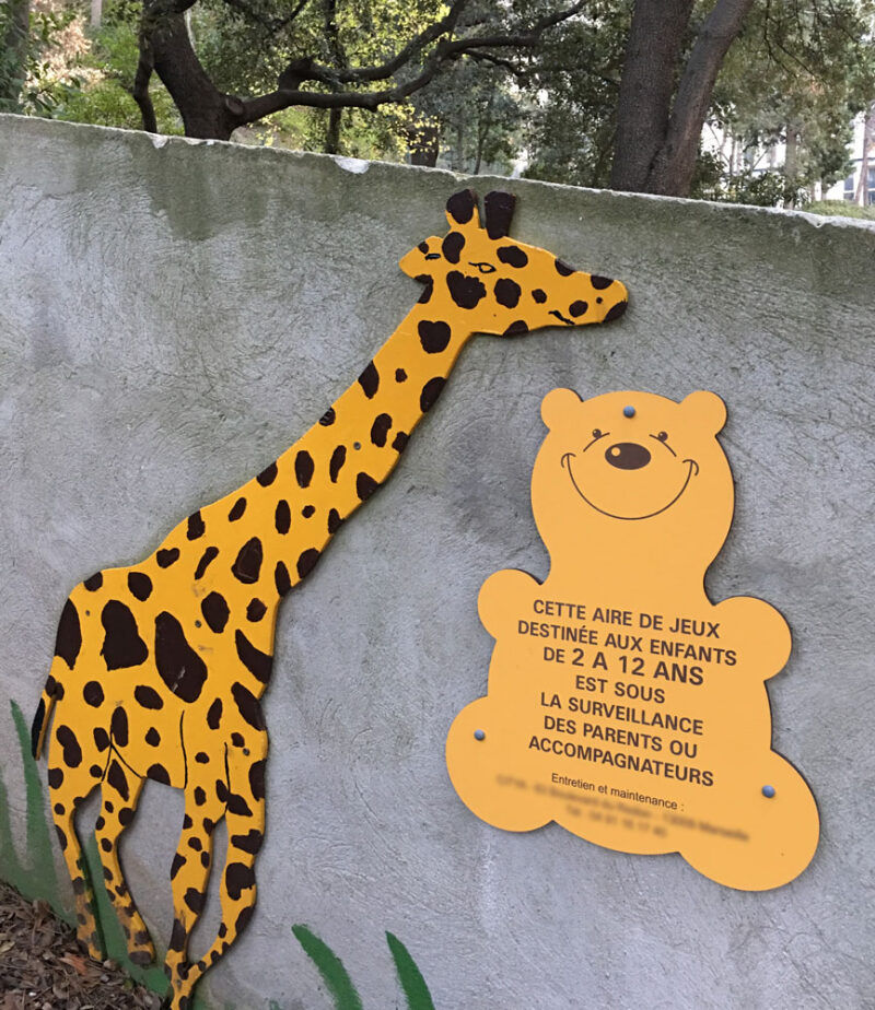 Panneaux AIRE DE JEUX