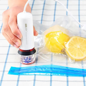 Effortlessly Preserve Food with the Mini USB Vacuum Pump Sealer
