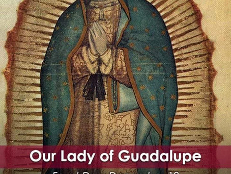 Emmanuel Nigel: "Our Lady of Guadalupe, Pray For Me, Pray For Us - Choose to Remain with Me and Us."