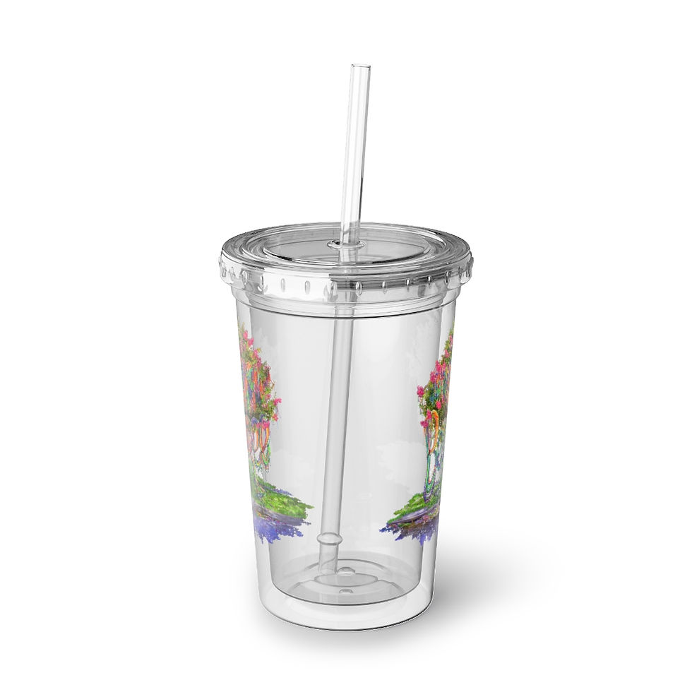 Thumbnail: Bead Tree (Color) Suave Acrylic Cup
