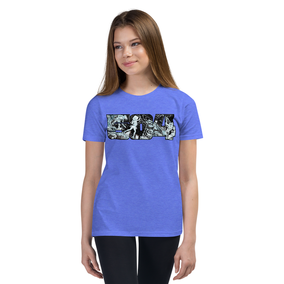 Thumbnail: 504 - Band-width Youth Short Sleeve T-Shirt
