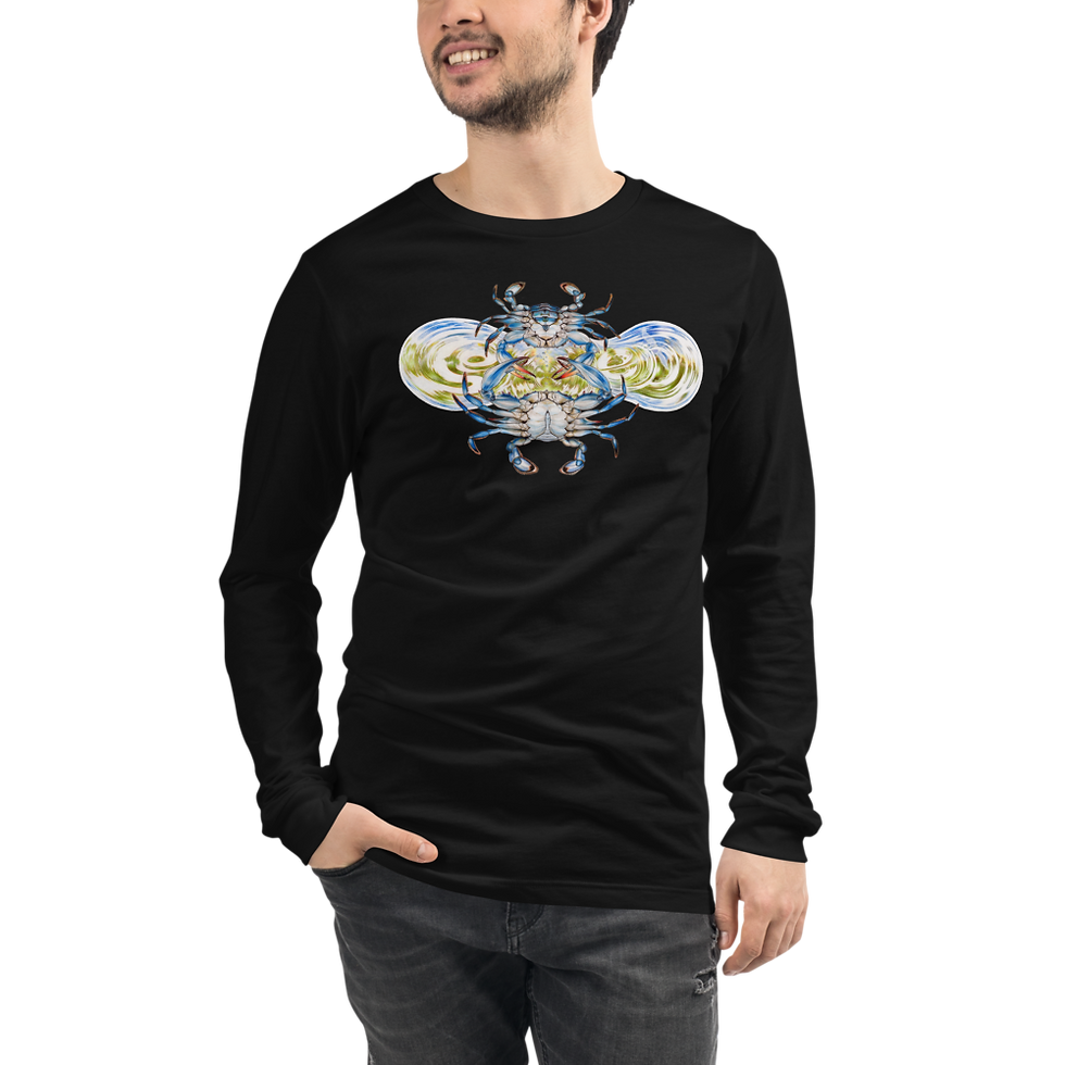 Thumbnail: Sex Ed Crabs - Unisex Long Sleeve Tee