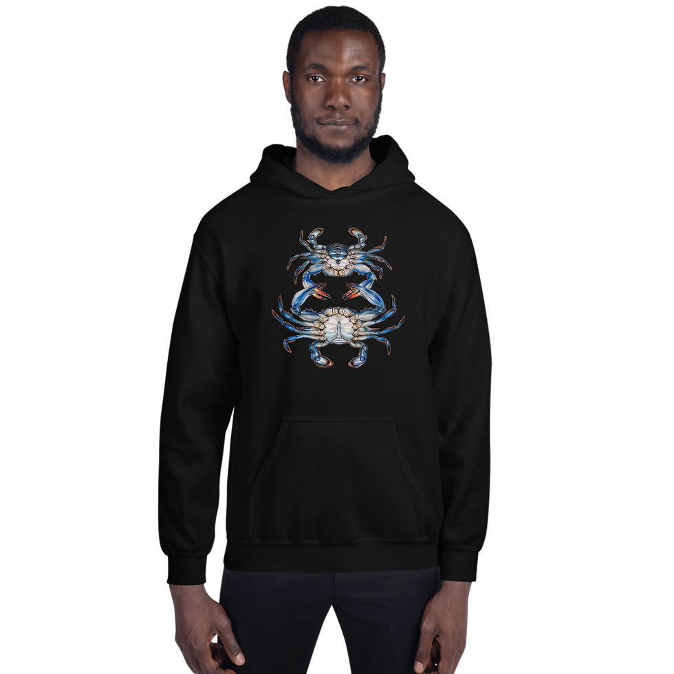 Thumbnail: Blue Crabs Unisex Hoodie