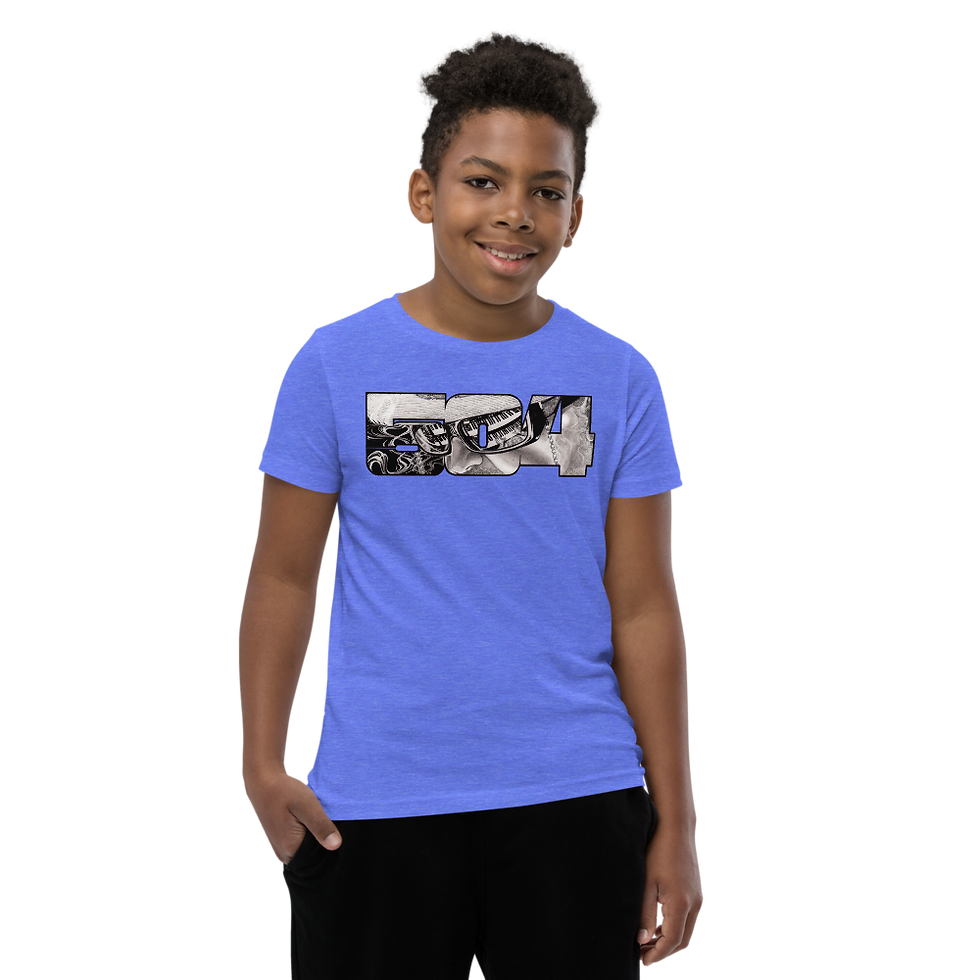Thumbnail: 504 - Piano Youth Short Sleeve T-Shirt