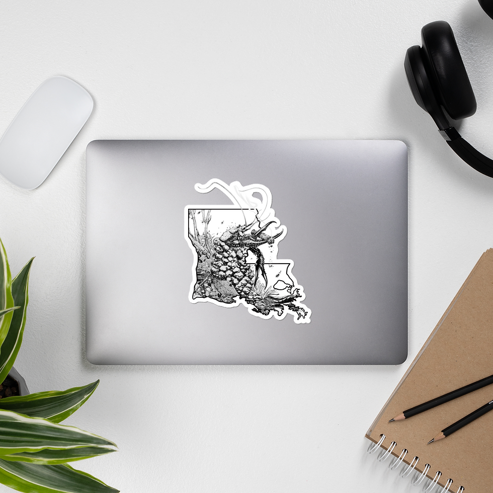 Thumbnail: Crawfish -The Escapee Bubble-free sticker