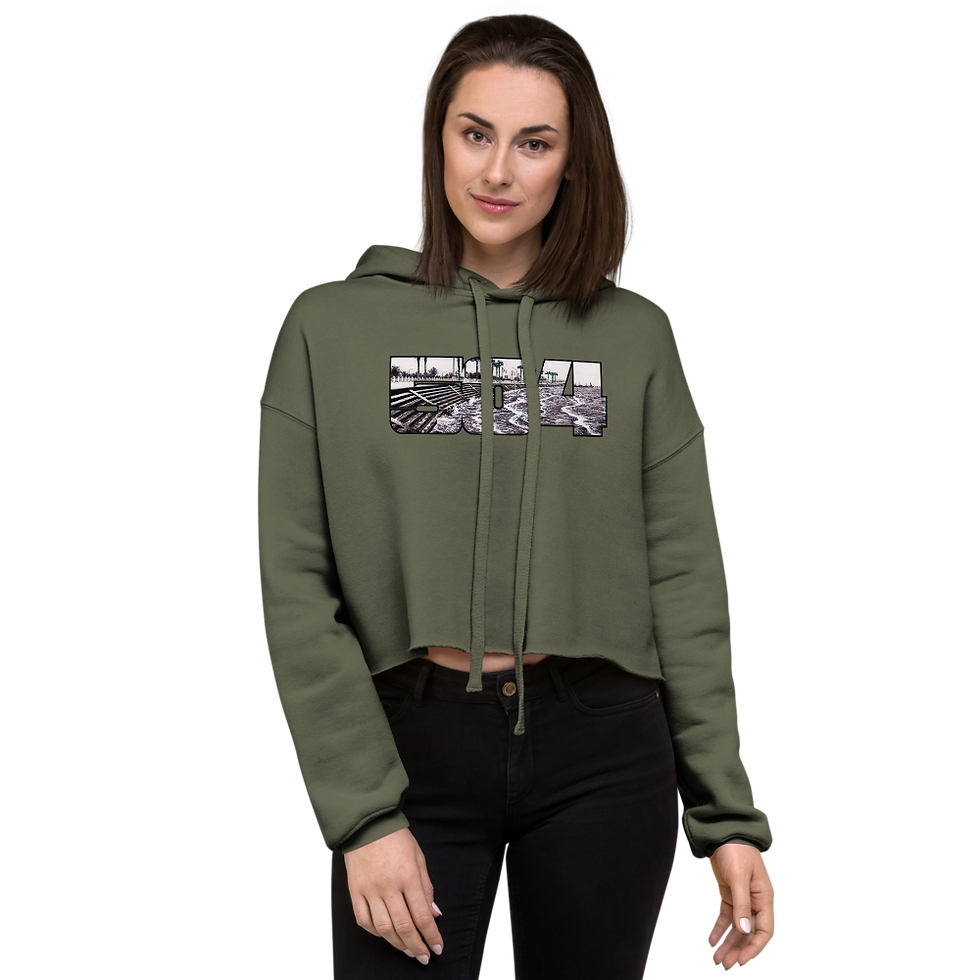 Thumbnail: 504 - Lakefront Crop Hoodie