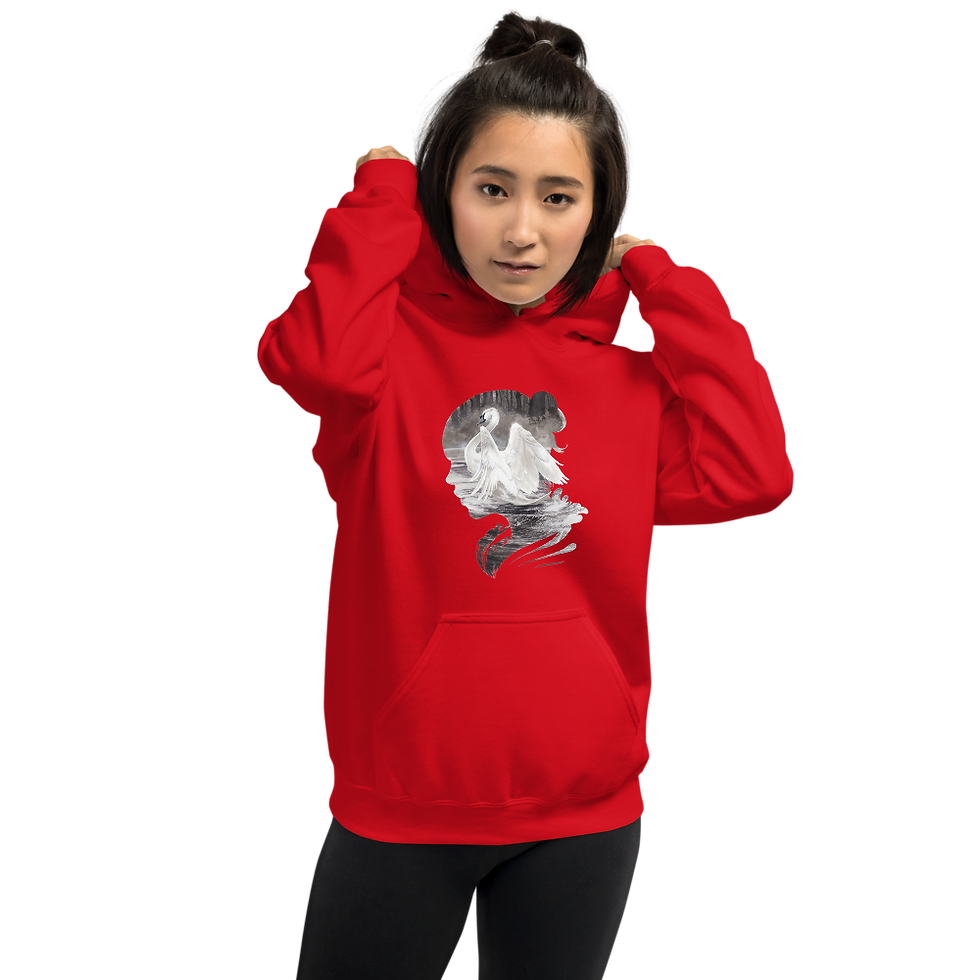 Thumbnail: City Park Swan Unisex Hoodie