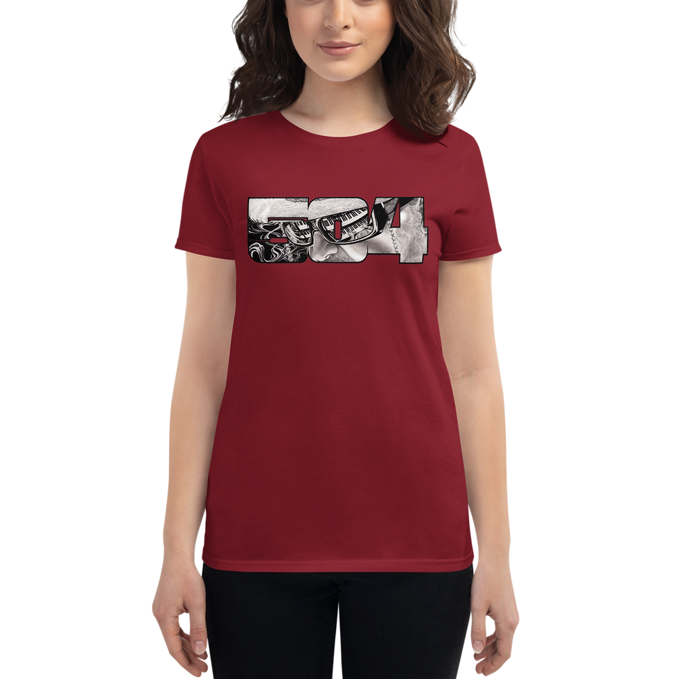 Thumbnail: 504 - Piano Women's short sleeve t-shirt
