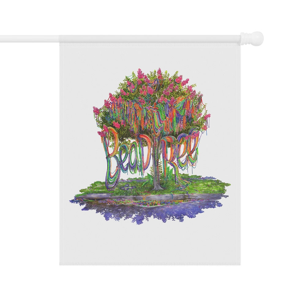 Thumbnail: Bead Tree (Color) Garden & House Banner