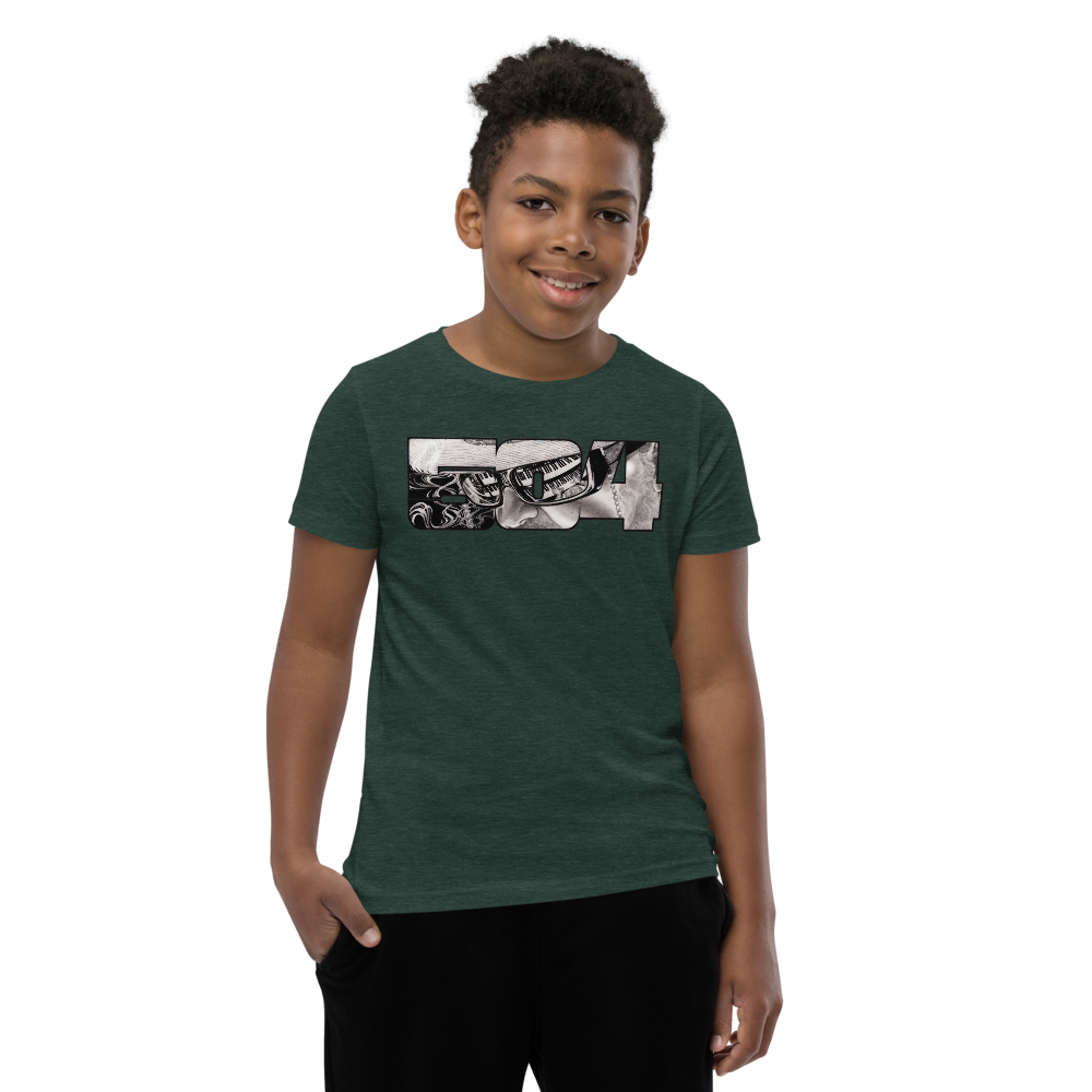 504 - Piano Youth Short Sleeve T-Shirt