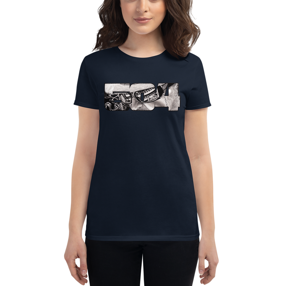 Thumbnail: 504 - Piano Women's short sleeve t-shirt