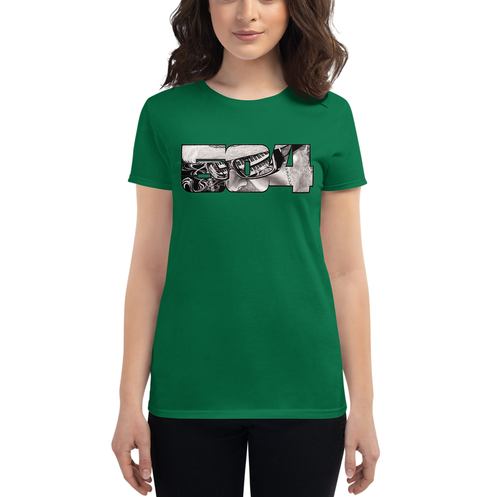 Thumbnail: 504 - Piano Women's short sleeve t-shirt
