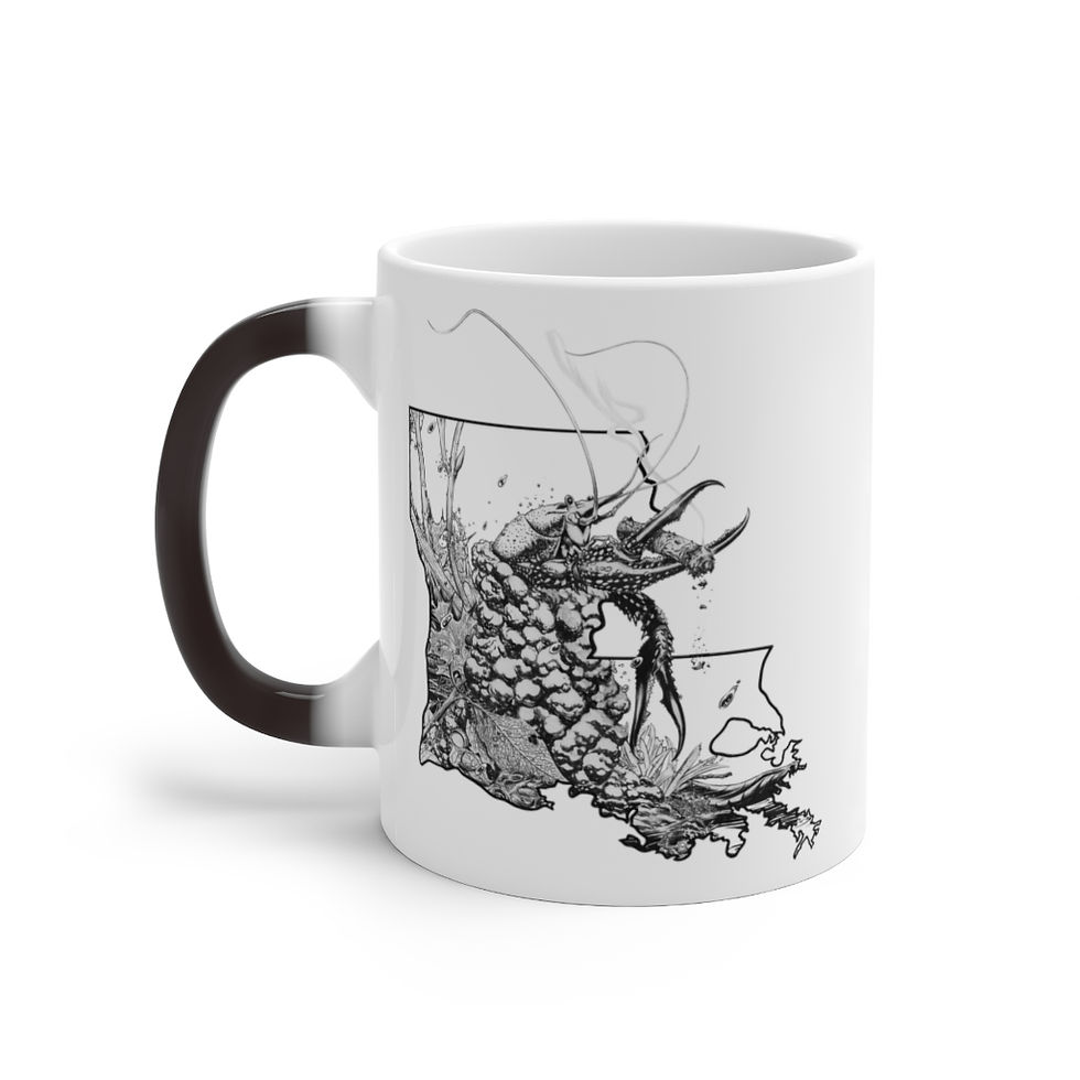 Thumbnail: Crawfish - The Escapee Glossy Magic Mug