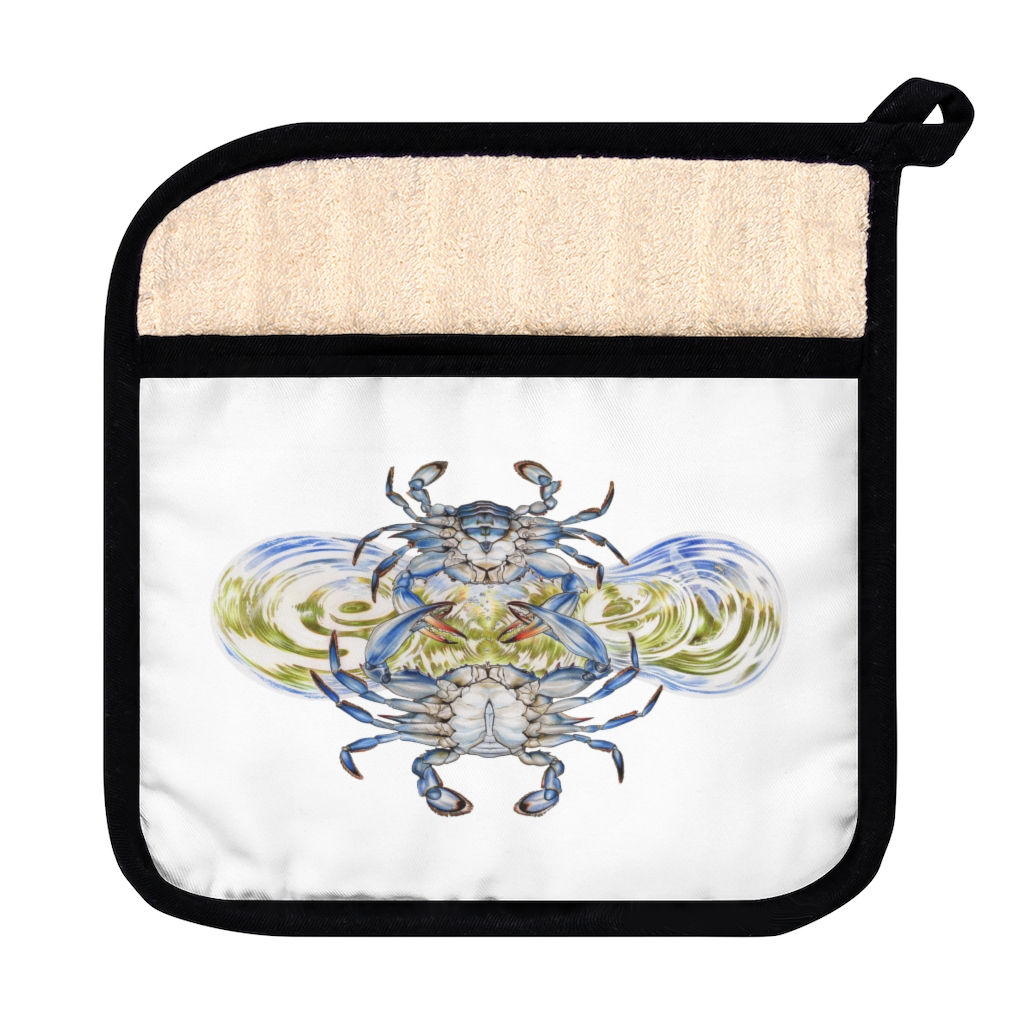Sex Ed Crab Pot Holder with Pocket