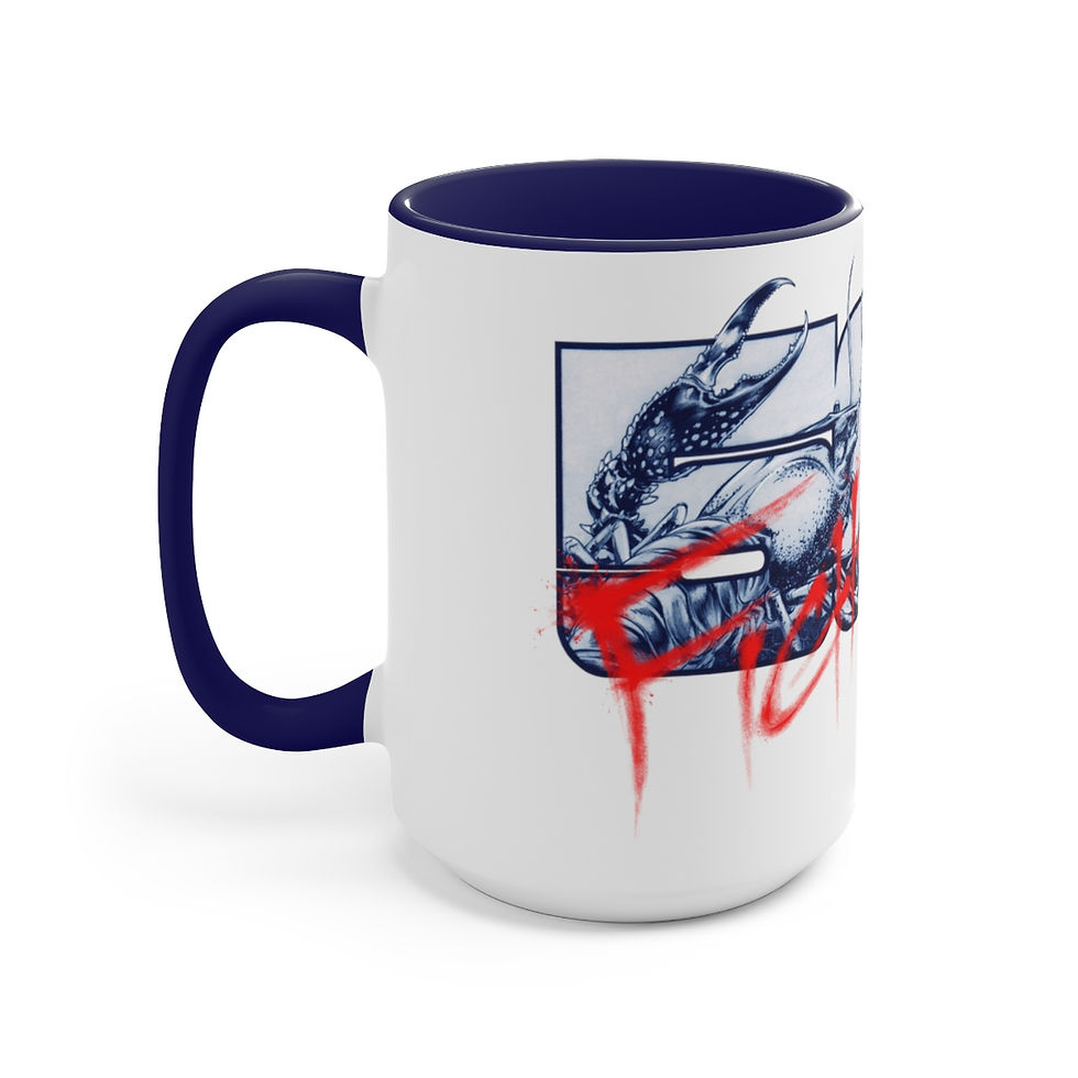 Thumbnail: 504 Fight Club Two-Tone Coffee Mugs, 15oz