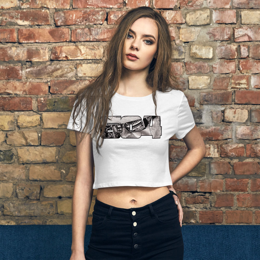 504 - Piano Women’s Crop Tee