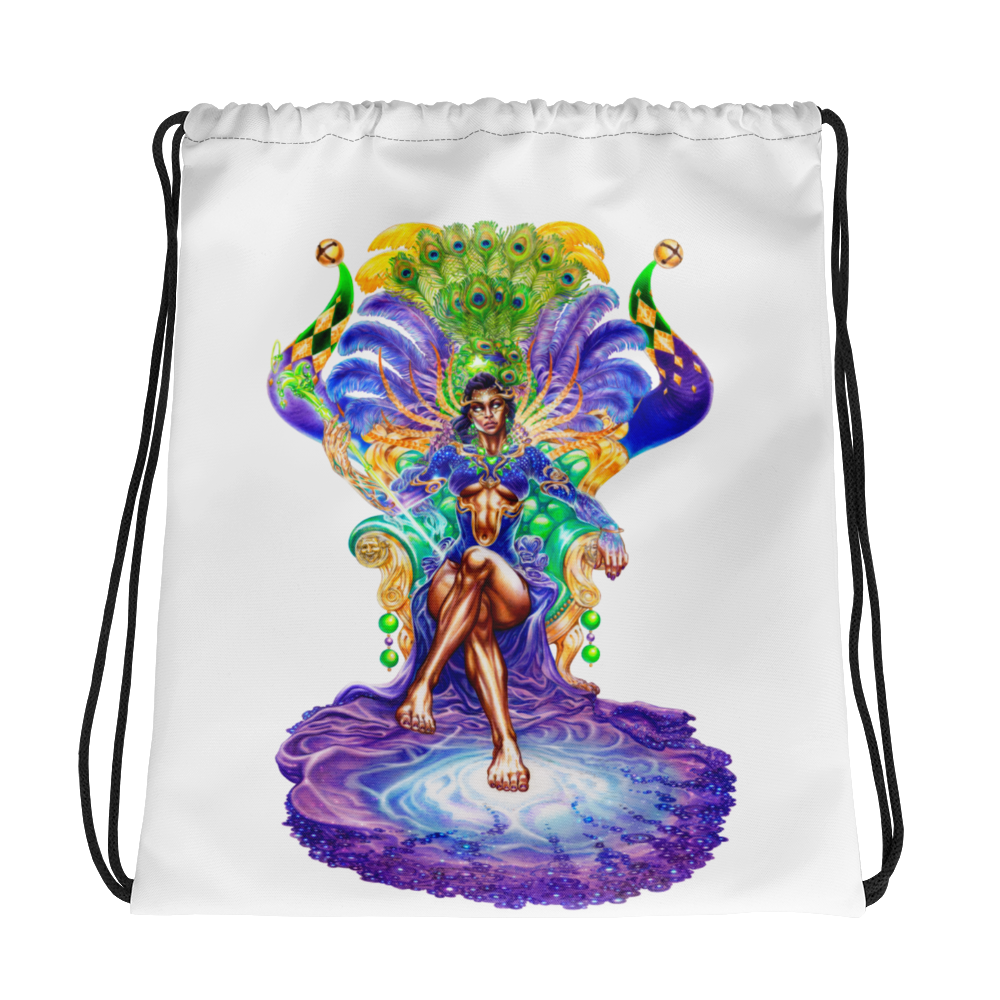 Mardi Grasdess - Drawstring bag