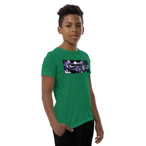 504 - Trombone Youth Short Sleeve T-Shirt | Bead Tree Arts