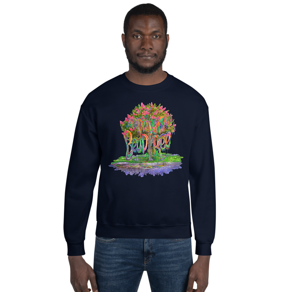Thumbnail: Bead Tree (Color) - Unisex Sweatshirt