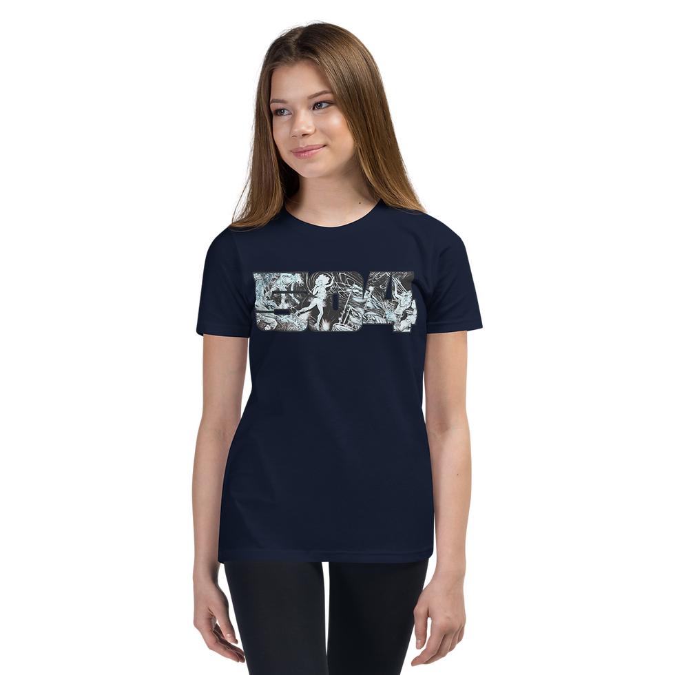 Thumbnail: 504 - Band-width Youth Short Sleeve T-Shirt