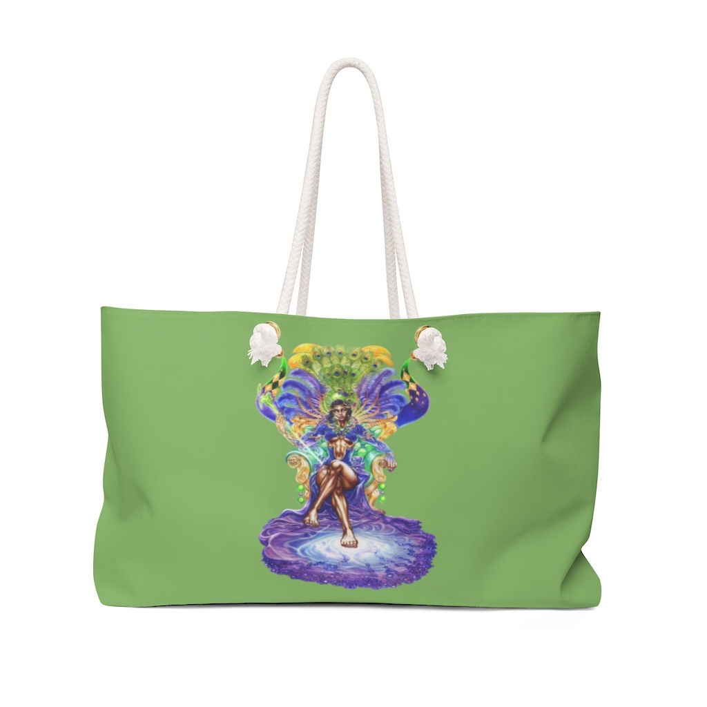 Mardi Grasdess - Green Weekender Bag