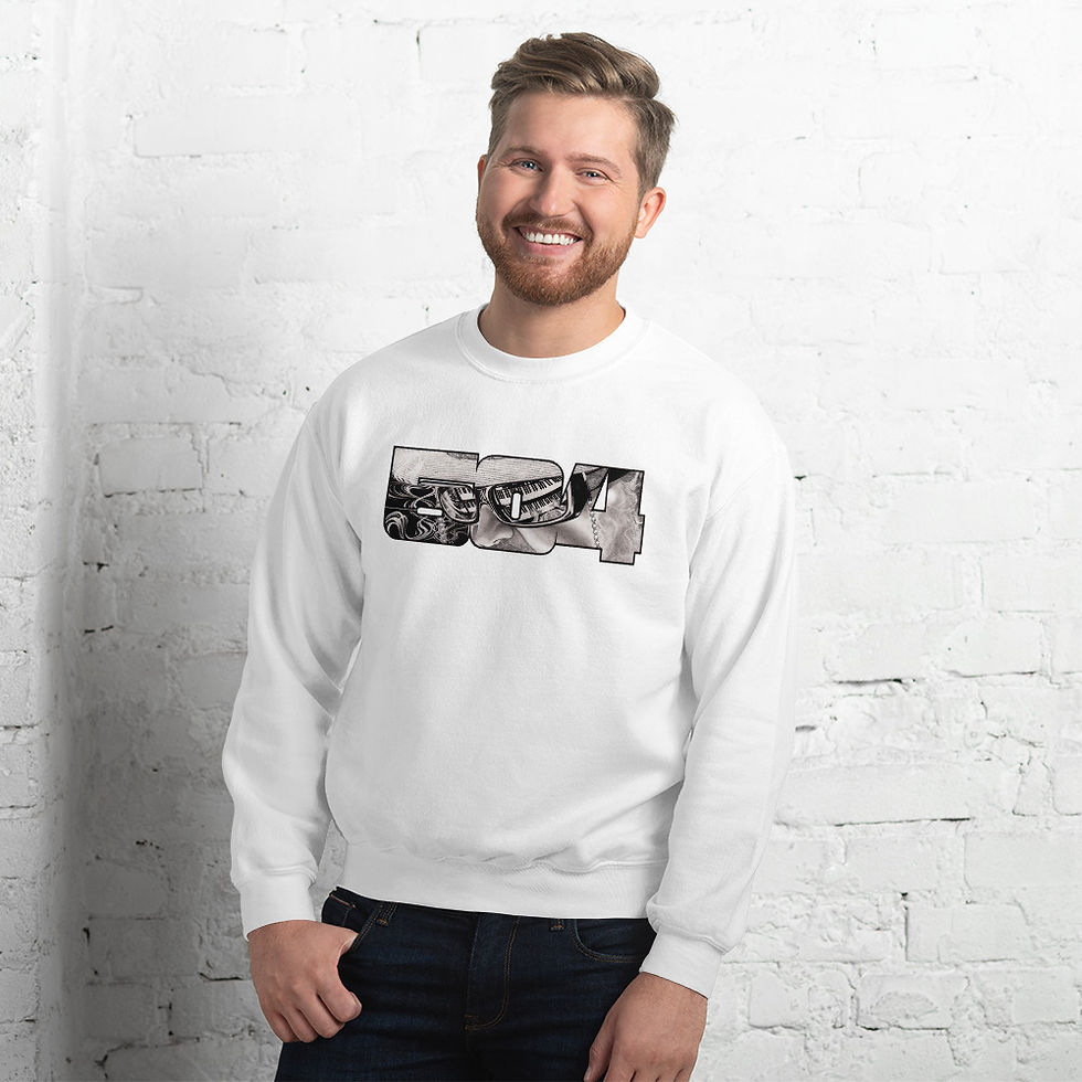 Thumbnail: 504 - Piano Unisex Sweatshirt