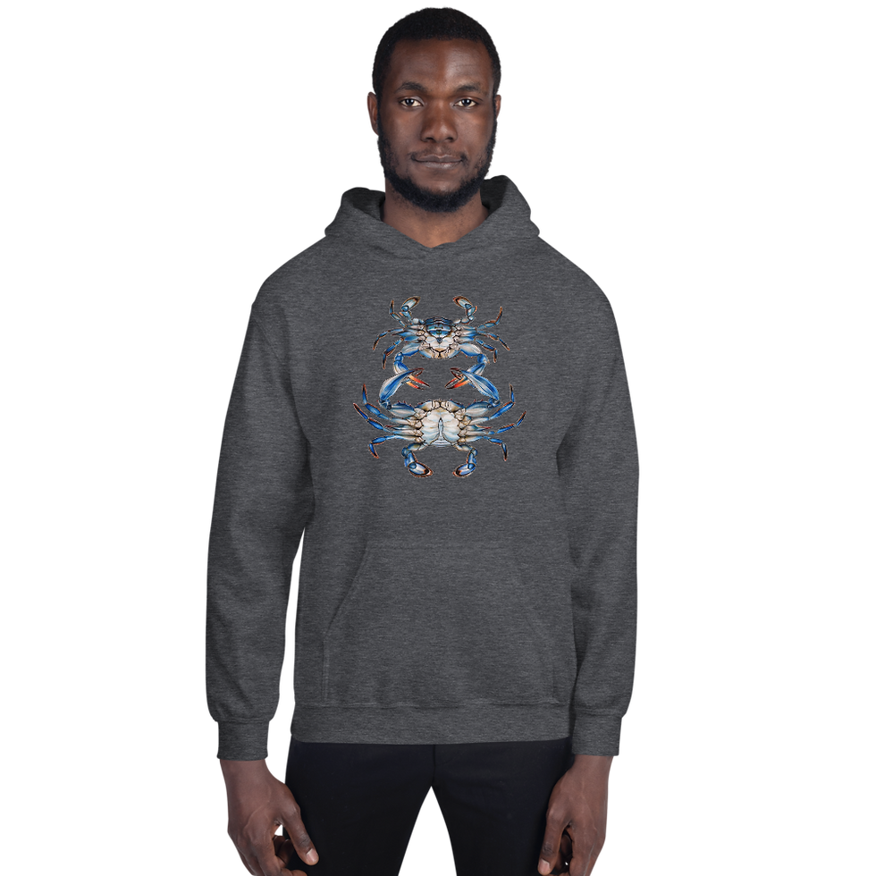 Thumbnail: Blue Crabs Unisex Hoodie