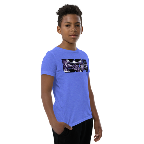 504 - Trombone Youth Short Sleeve T-Shirt | Bead Tree Arts