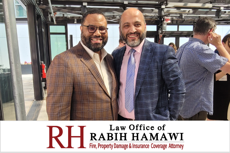 Attorney Rabih Hamawi with James Heath State Bar of Michigan president 