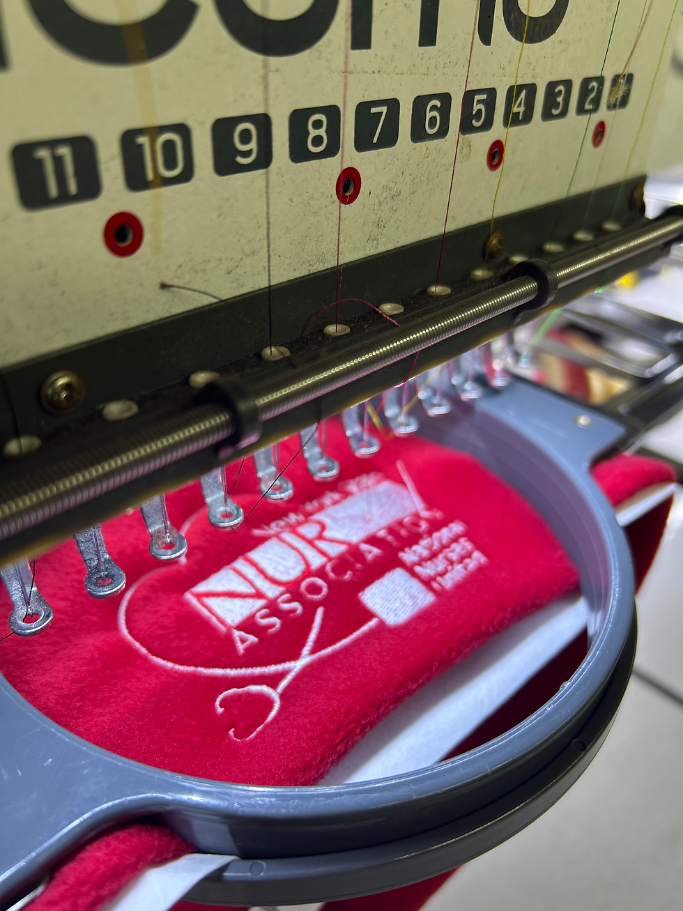 New York State Nurses Custom Embroidery by InkNStitch