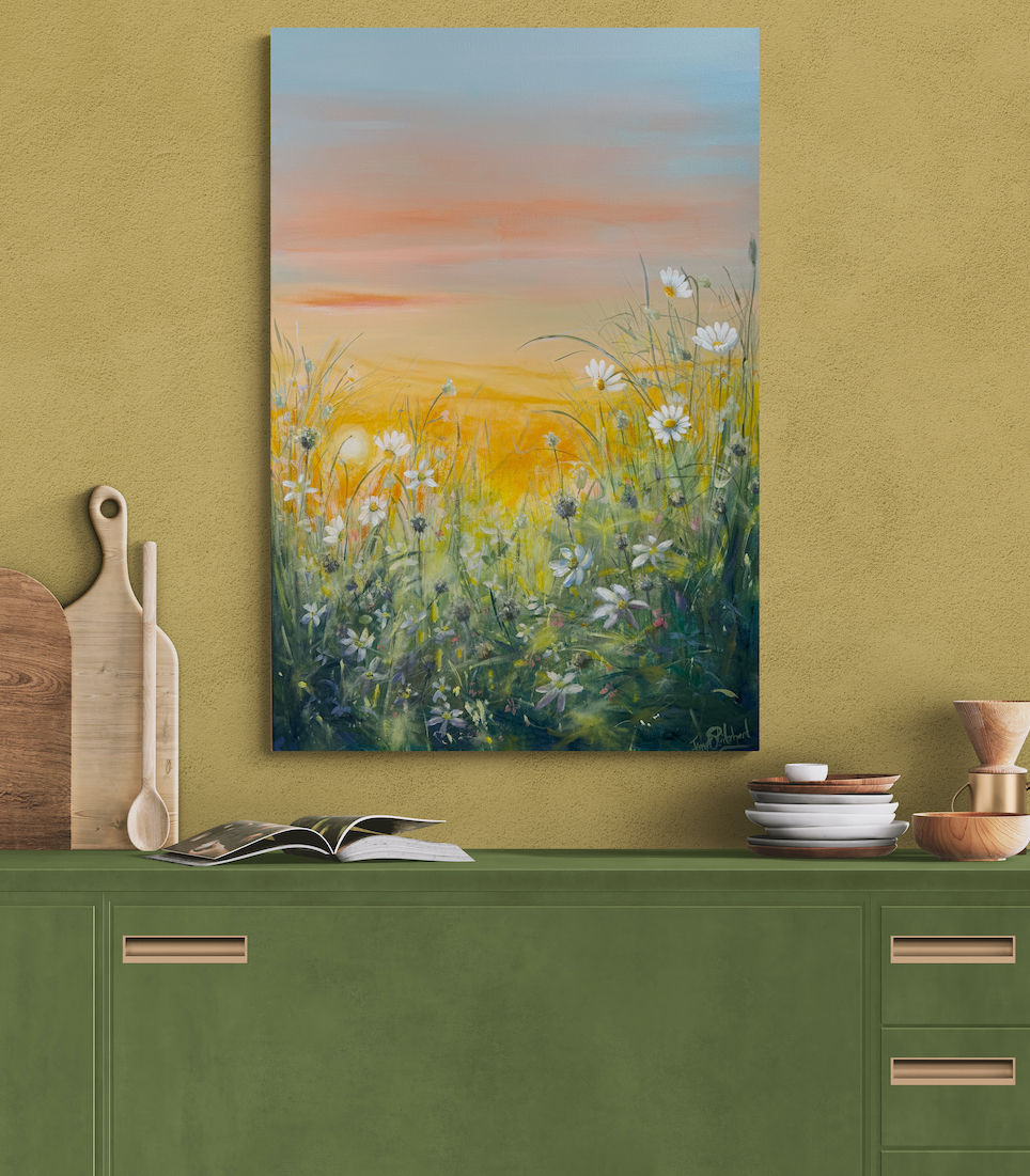 Thumbnail: Golden meadow at dusk