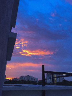 Sunset in Palam