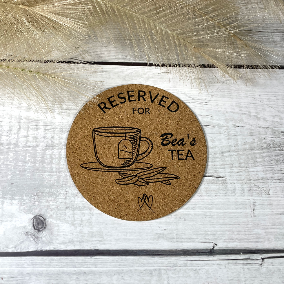 Thumbnail: Personalised Cork Coaster
