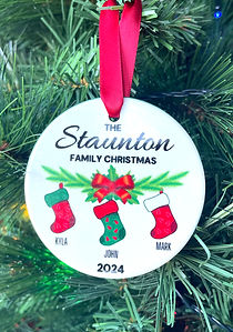 Personalised Family Ornament