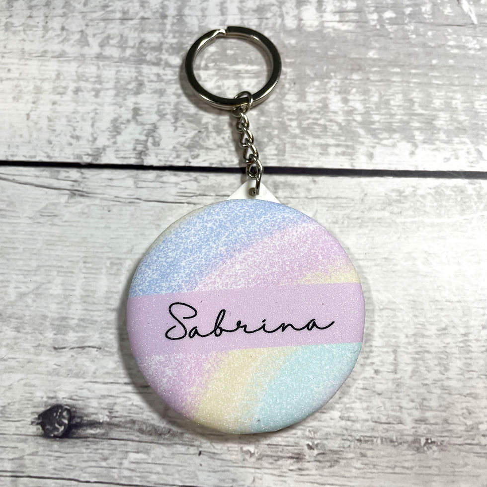 Thumbnail: Badge Mirror Keychain