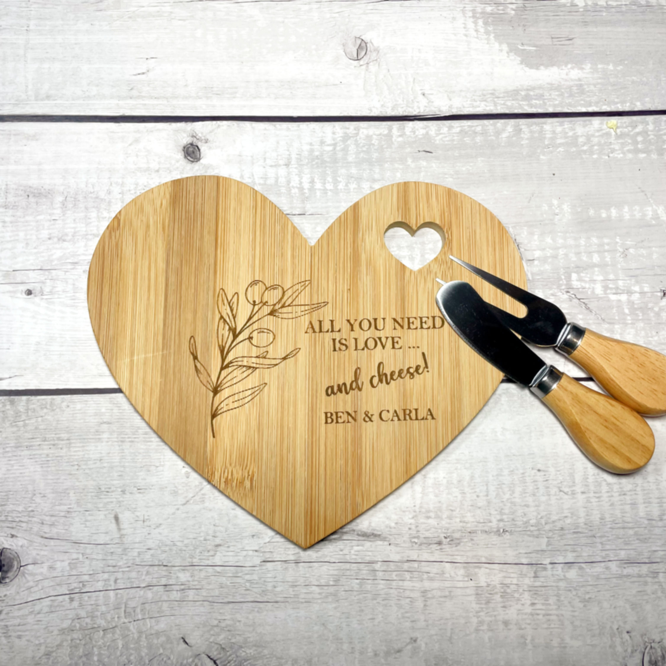 Heart-Shaped Serving Board