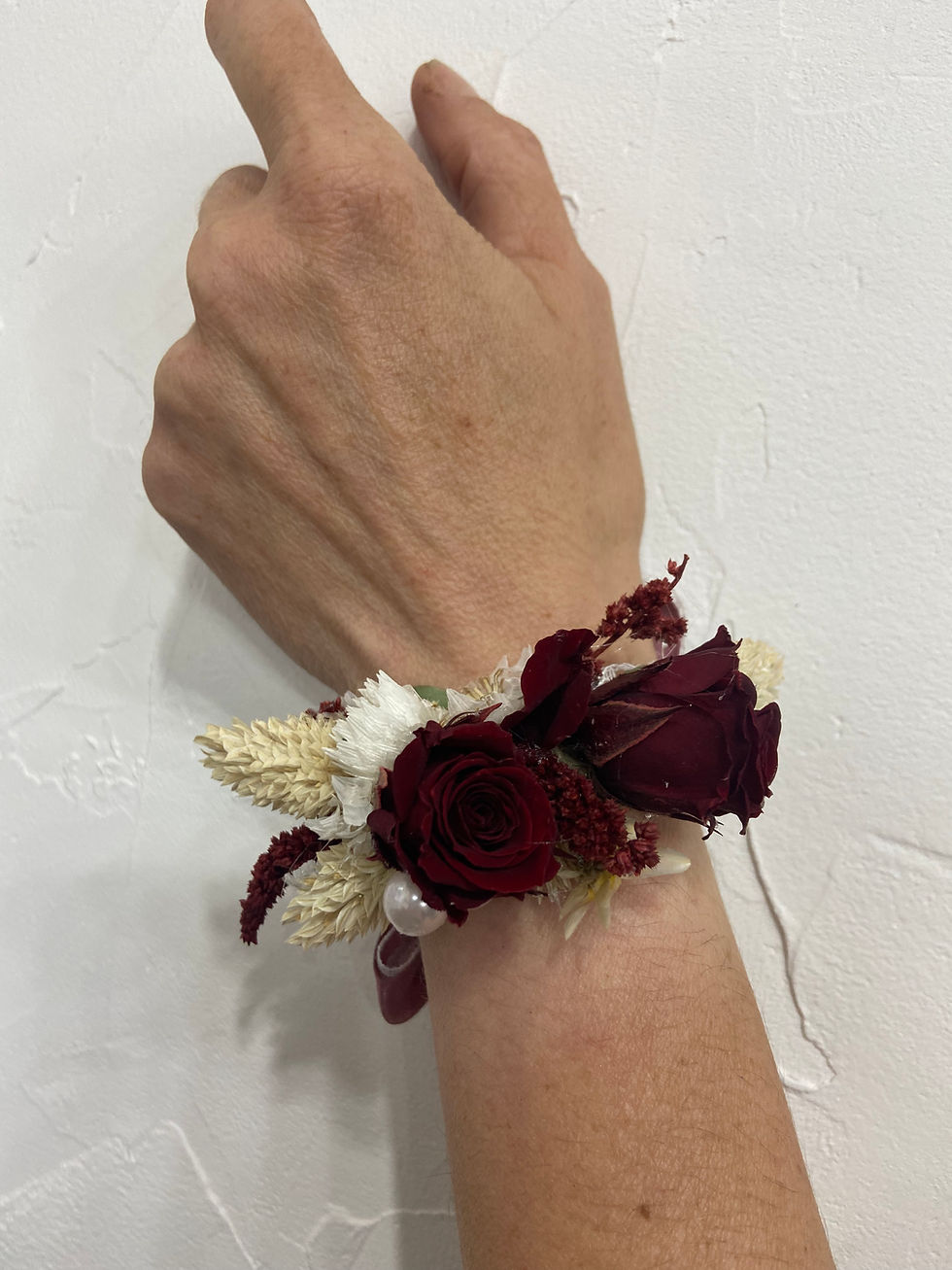 Miniature : Bracelet en fleurs séchées
