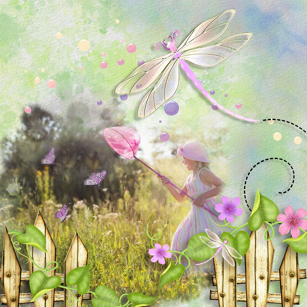 Miniatura: Soft Spring Garden {Elements 1}