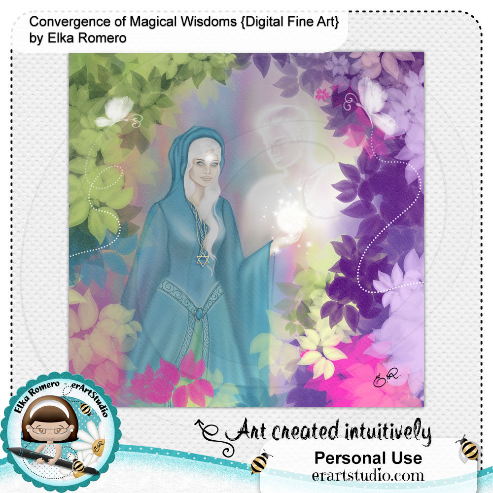 Convergence of Magical Wisdoms {Digital Fine Art}