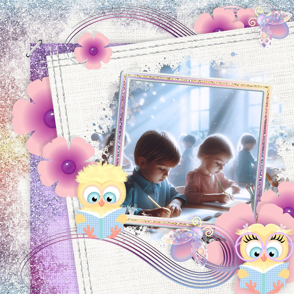 Miniatura: Back To School {Quick Pages Set}