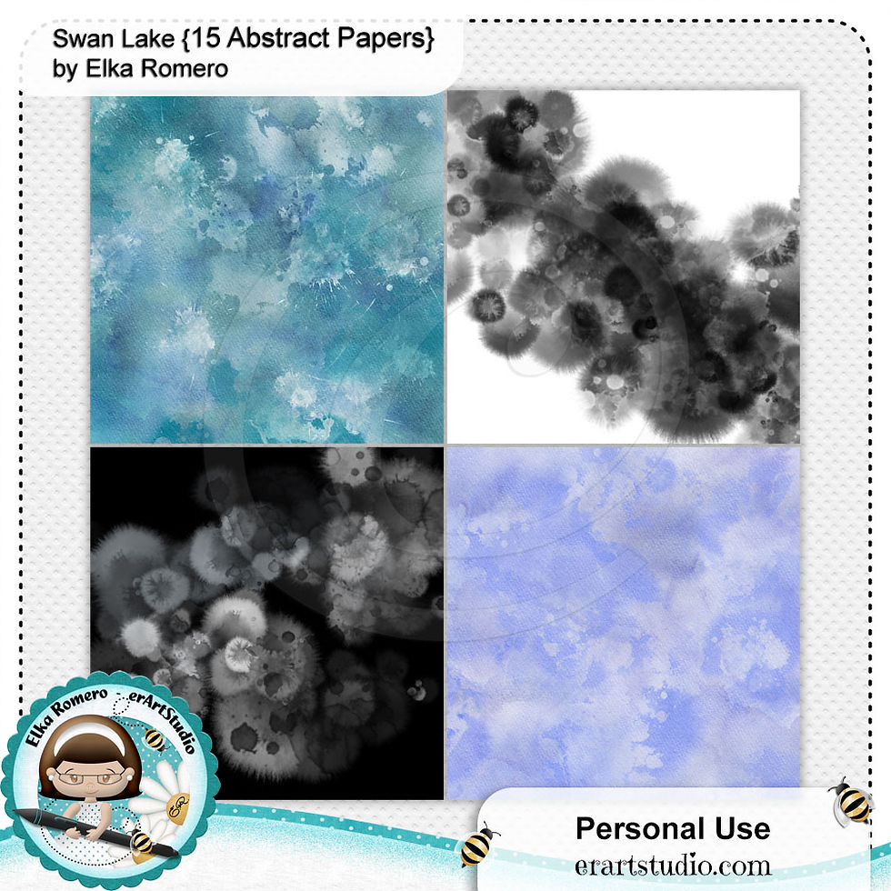 Miniatura: Swan Lake {Abstract Papers}